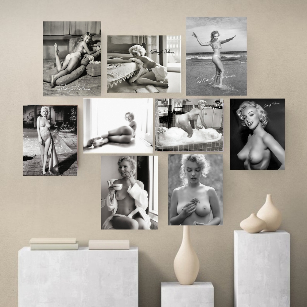 Marilyn Monroe RARE Pinup SET 10 + PRINTS HOT SALE !! Premium quality Fine ART!